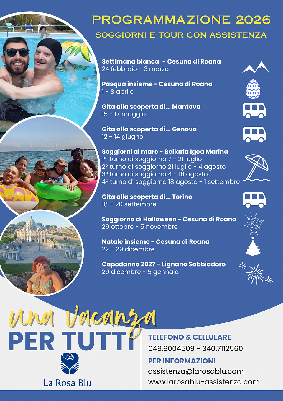 Programmi di soggiorni e tour assistiti 2026